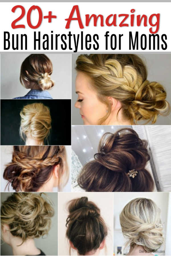 You will love these quick and easy cute bun hairstyles for busy moms. Find 25 messy bun hairstyles that take very little time. Cute buns for Mom. You will love these quick and easy cute bun hairstyles for busy moms. Find 25 messy bun hairstyles that take very little time. Cute buns for Mom.