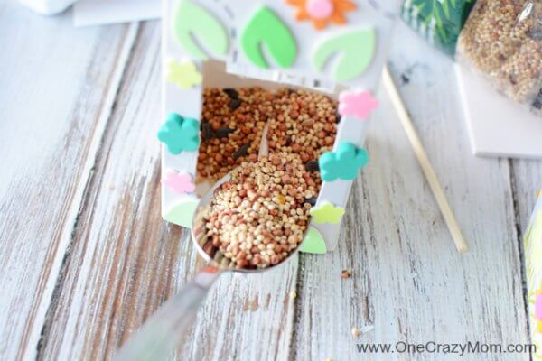 This Homemade Bird Feeder is so fun to make and it uses milk cartons. Kids will love making a milk carton bird feeder. Give this easy DIY Bird feeder a try. This Homemade Bird Feeder is so fun to make and it uses milk cartons. Kids will love making a milk carton bird feeder. Give this easy DIY Bird feeder a try.