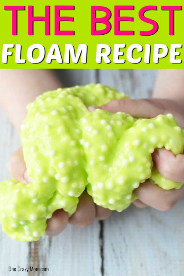 Learn how to make this floam recipe with liquid starch that is also borax free! This floam slime recipe is very easy to make and does not require a ton of ingredients. Once you know how to make floam slime, it's very simple. The kids will have a blast making this floam DIY! No need for kits when you have this no borax homemade recipe. #onecrazymom #floamrecipe Learn how to make this floam recipe with liquid starch that is also borax free! This floam slime recipe is very easy to make and does not require a ton of ingredients. Once you know how to make floam slime, it's very simple. The kids will have a blast making this floam DIY! No need for kits when you have this no borax homemade recipe. #onecrazymom #floamrecipe