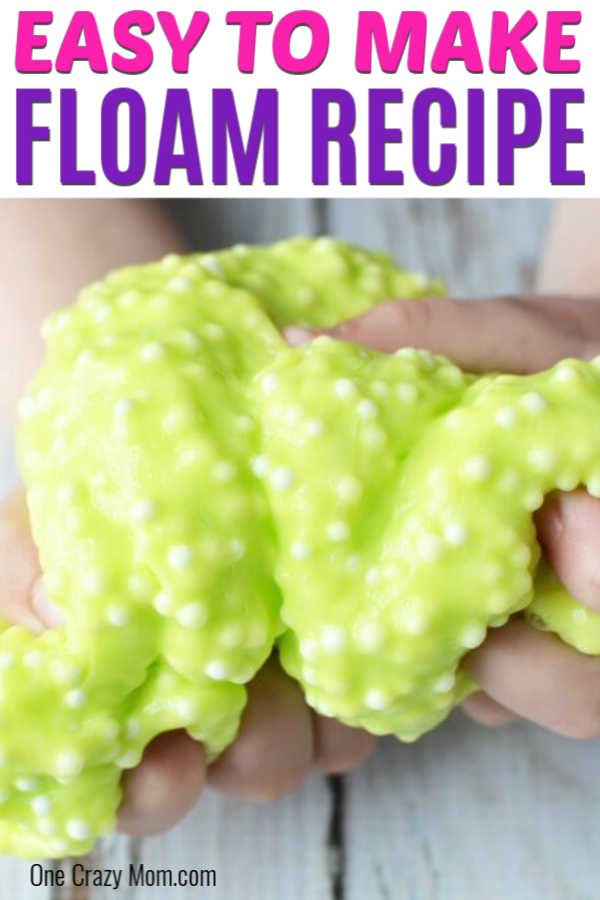 Learn how to make this floam recipe with liquid starch that is also borax free! This floam slime recipe is very easy to make and does not require a ton of ingredients. Once you know how to make floam slime, it's very simple. The kids will have a blast making this floam DIY! No need for kits when you have this no borax homemade recipe. #onecrazymom #floamrecipe Learn how to make this floam recipe with liquid starch that is also borax free! This floam slime recipe is very easy to make and does not require a ton of ingredients. Once you know how to make floam slime, it's very simple. The kids will have a blast making this floam DIY! No need for kits when you have this no borax homemade recipe. #onecrazymom #floamrecipe