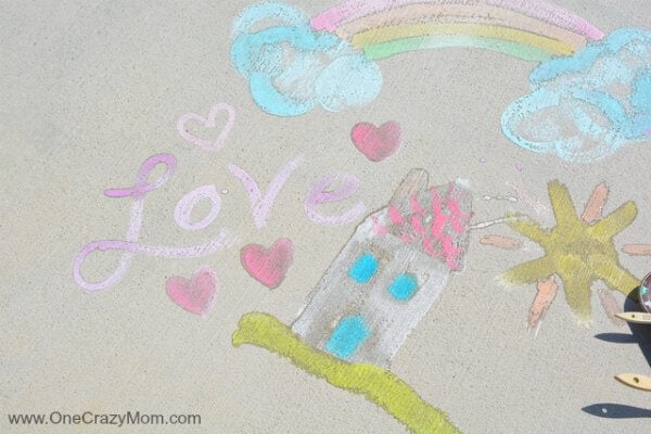 Make this fun and easy sidewalk chalk paint recipe 3 ingredients. The kids will love using sidewalk paint to create artwork. Once you learn how to make this DIY sidewalk chalk paint recipe, you won’t believe how easy it is to make this homemade recipe that is washable too! Learn how to make this paint today! #onecrazymom #sidewalkchalkpaint #DIYrecipes Make this fun and easy sidewalk chalk paint recipe 3 ingredients. The kids will love using sidewalk paint to create artwork. Once you learn how to make this DIY sidewalk chalk paint recipe, you won’t believe how easy it is to make this homemade recipe that is washable too! Learn how to make this paint today! #onecrazymom #sidewalkchalkpaint #DIYrecipes