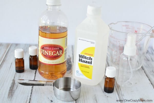 DIY Bug spray is very simple to make. This natural mosquito repellent works incredibly well and will prevent bug bites. Try this DIY mosquito repellent on the entire family. Everyone will love the fresh scent and how well it works. Ingredients for bug spray - witch hazel, apple cider vinegar, essential oils, spray bottle.