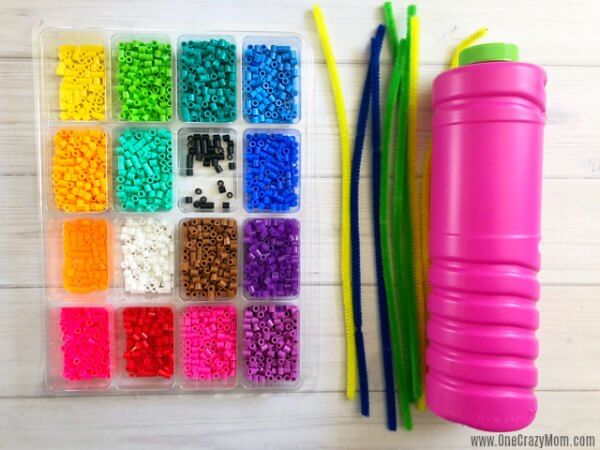 Learn how to make a bubble wand. Make this diy bubble wand for tons of fun. Homemade bubble wands are easy to make. Kids will love decorating the wands with beads. Supplies needed for Bubble Wands.