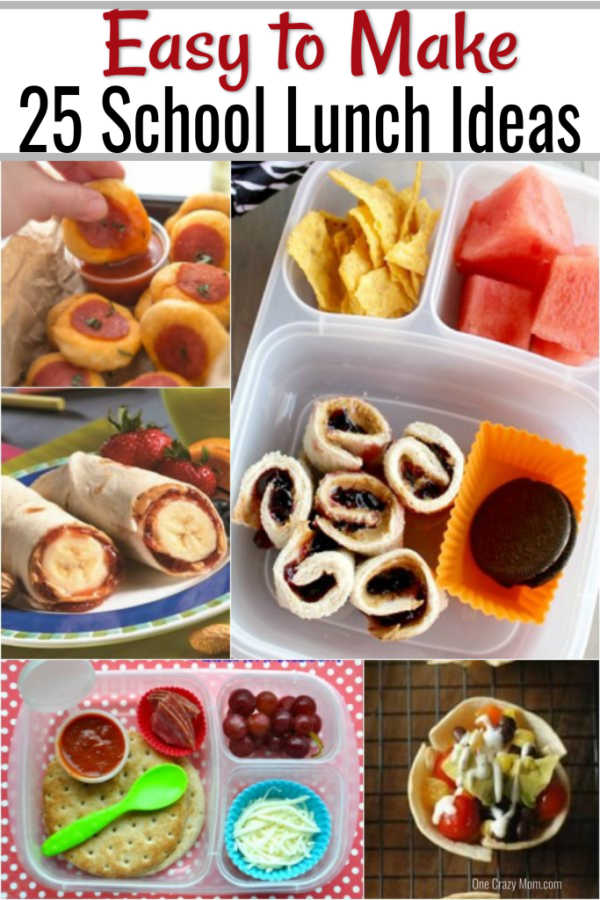 If the kids are bored of the same old lunch, try these School Lunch Ideas for Kids. We have 25 Easy lunch ideas for school that the kids will love. If the kids are bored of the same old lunch, try these School Lunch Ideas for Kids. We have 25 Easy lunch ideas for school that the kids will love.