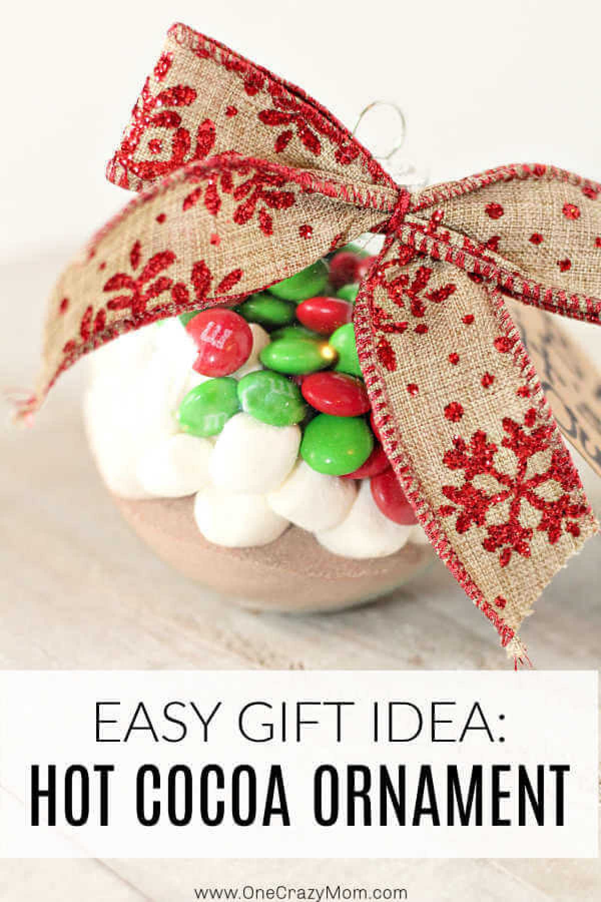 This easy Hot Cocoa Ornament is one of our favorite Hot Chocolate Gift Ideas. Individual hot chocolate gifts make such a thoughtful gift everyone will love! This easy Hot Cocoa Ornament is one of our favorite Hot Chocolate Gift Ideas. Individual hot chocolate gifts make such a thoughtful gift everyone will love!