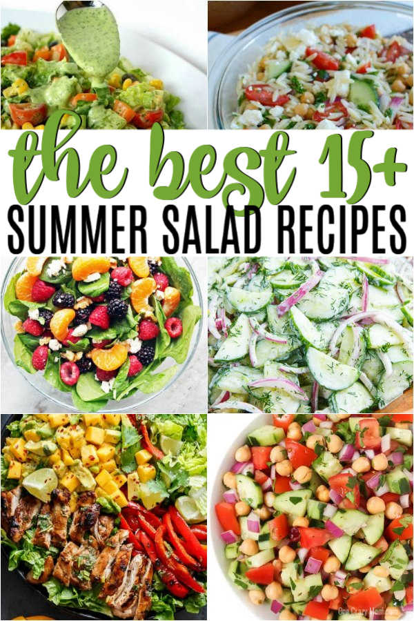 Take a look at these yummy Summer Salad Recipes. 15 of the best easy summer salads for you to try this summer. Summer salads are light and tasty. Take a look at these yummy Summer Salad Recipes. 33 of the best easy summer salads for you to try this summer. Summer salads are light and tasty.