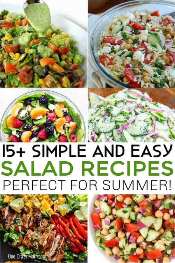 Take a look at these yummy Summer Salad Recipes. 15 of the best easy summer salads for you to try this summer. Summer salads are light and tasty. Take a look at these yummy Summer Salad Recipes. 33 of the best easy summer salads for you to try this summer. Summer salads are light and tasty.