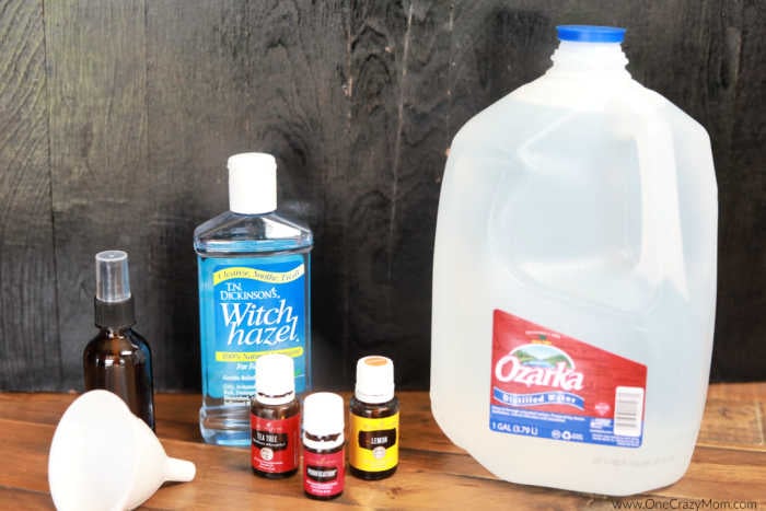 DIY Room Spray is an all natural way to freshen your home, car and more. Learn how to make DIY Essential Oil Room Spray with just a few simple ingredients. Ingredients for Room Spray - essential oils, purification essential oils, witch hazel, water.