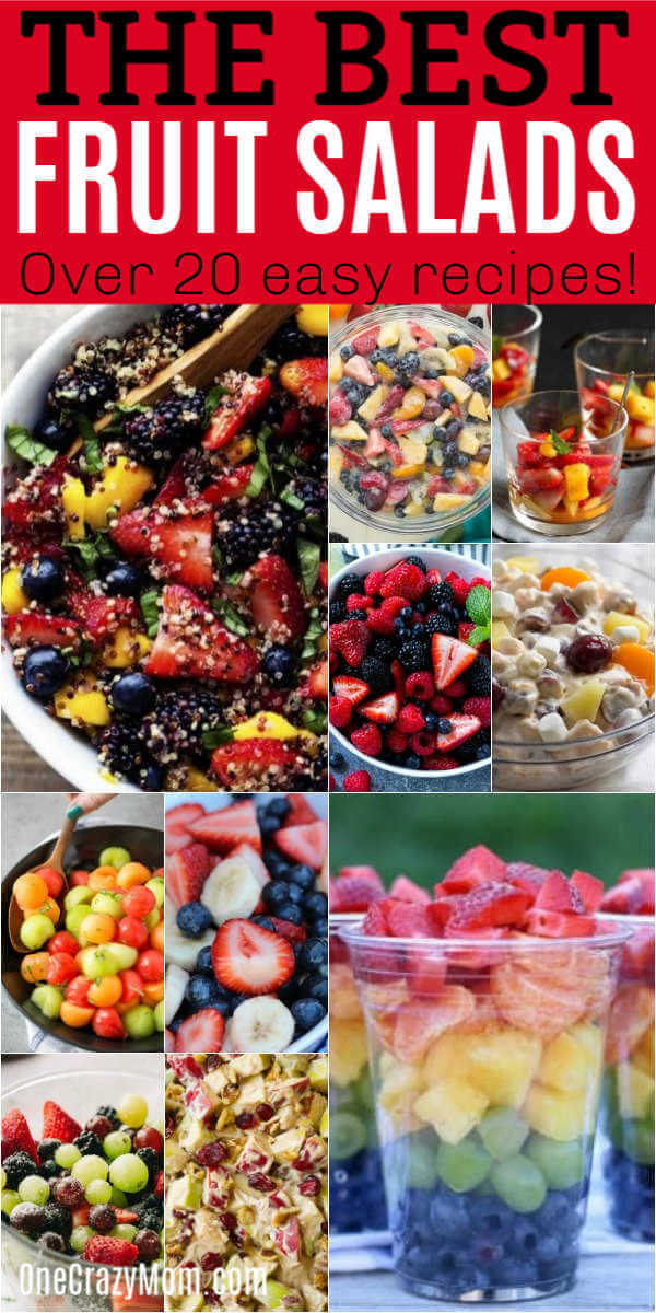 Get ready to enjoy over 20 Summer Fruit Salad Recipes. Beat the heat with one of these cool and refreshing fruit salad dessert recipes.