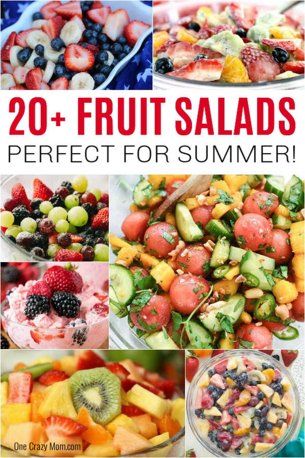 Get ready to enjoy over 20 Summer Fruit Salad Recipes. Beat the heat with one of these cool and refreshing fruit salad dessert recipes. Get ready to enjoy over 20 Summer Fruit Salad Recipes. Beat the heat with one of these cool and refreshing fruit salad dessert recipes.