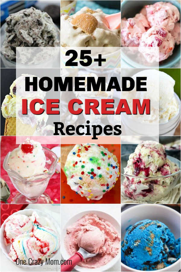 We have 30 of the Best Homemade Ice Cream Recipes you are going to love and are perfect for summer or any season! Give these easy and some healthy recipes a try and enjoy treats all Summer long! #onecrazymom #icecreamrecipes #homemadeicecream We have 30 of the Best Homemade Ice Cream Recipes you are going to love and are perfect for summer or any season! Give these easy and some healthy recipes a try and enjoy treats all Summer long! #onecrazymom #icecreamrecipes #homemadeicecream