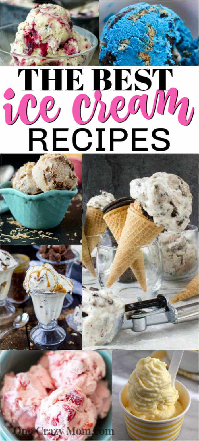 We have 30 of the Best Homemade Ice Cream Recipes you are going to love and are perfect for summer or any season! Give these easy and some healthy recipes a try and enjoy treats all Summer long! #onecrazymom #icecreamrecipes #homemadeicecream We have 30 of the Best Homemade Ice Cream Recipes you are going to love and are perfect for summer or any season! Give these easy and some healthy recipes a try and enjoy treats all Summer long! #onecrazymom #icecreamrecipes #homemadeicecream