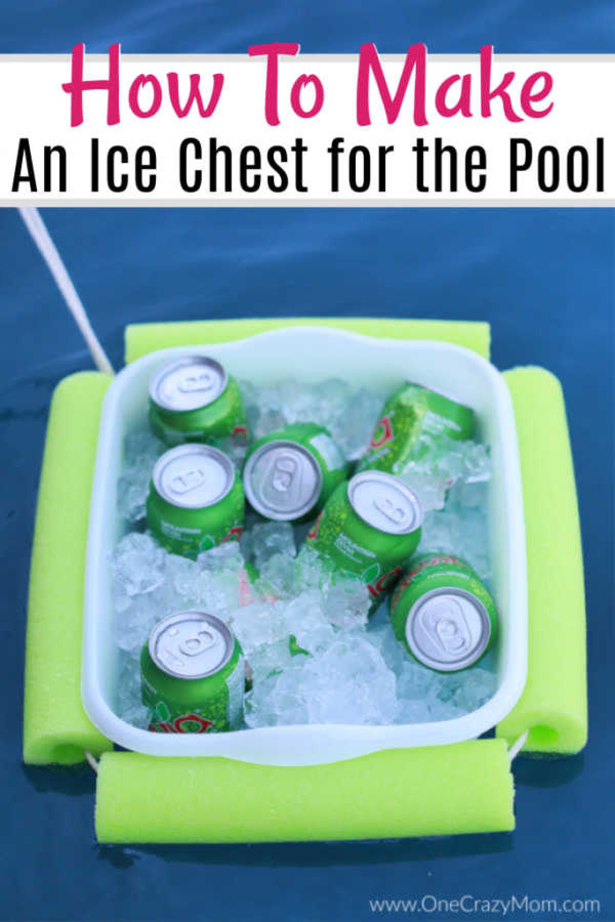 This DIY floating pool cooler is so fun and you can make it for less than $5! Beat the heat and make this pool beverage cooler to enjoy all Summer long. This DIY floating pool cooler is so fun and you can make it for less than $5! Beat the heat and make this pool beverage cooler to enjoy all Summer long.