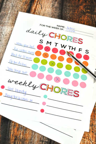 We have several Chore Charts for kids that you can choose from that will teach your kids responsibility. Motivate kids with these age appropriate chores. We have several Chore Charts for kids that you can choose from that will teach your kids responsibility. Motivate kids with these age appropriate chores.