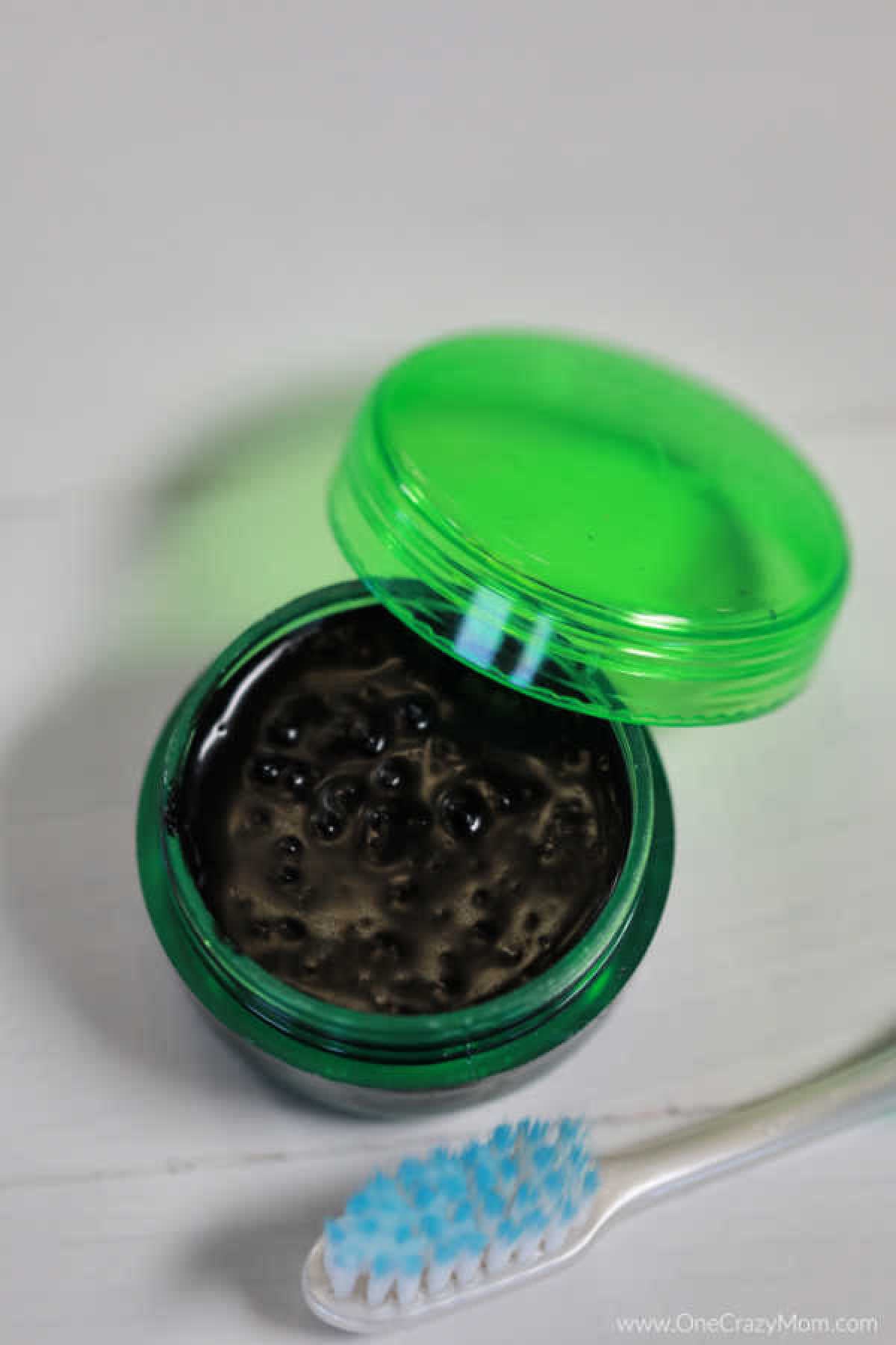 Activated Charcoal Teeth Whitening works great while being all natural. Homemade charcoal teeth whitener is easy to make and you will have a brighter smile. Charcoal Teeth Whitener is small container.