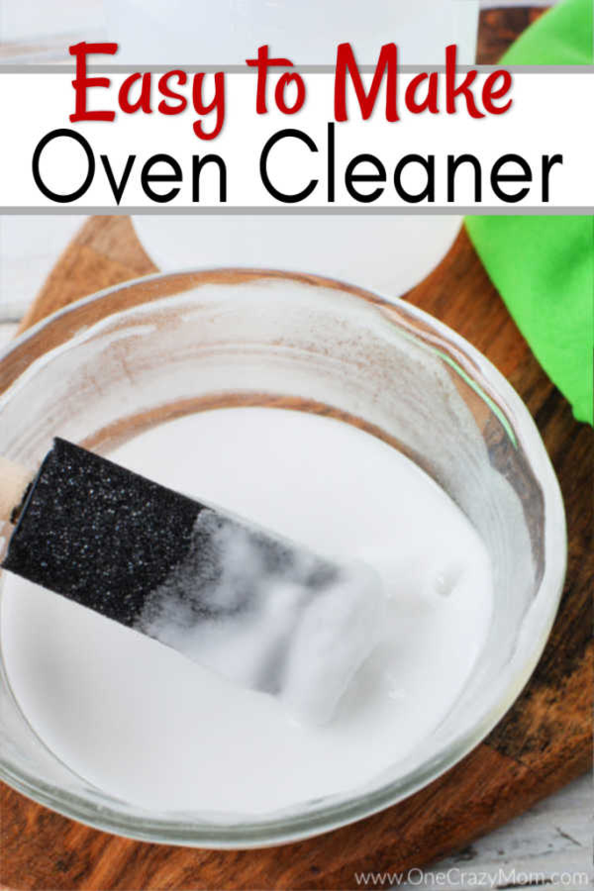 Homemade Oven Cleaner is easy to make and all natural. Learn to clean your oven without all the heavy fumes and make this all natural oven cleaner recipe.