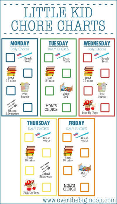 We have several Chore Charts for kids that you can choose from that will teach your kids responsibility. Motivate kids with these age appropriate chores. We have several Chore Charts for kids that you can choose from that will teach your kids responsibility. Motivate kids with these age appropriate chores.