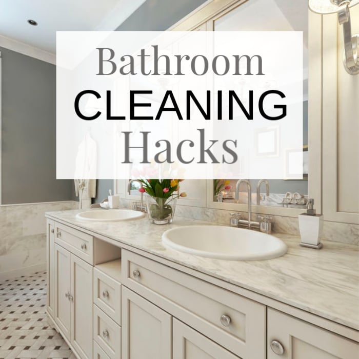 Your bathroom will be sparkling clean with these BATHROOM CLEANING HACKS. We have over 15 genius bathroom cleaning hacks you need to try. Your bathroom will be sparkling clean with these BATHROOM CLEANING HACKS. We have over 15 genius bathroom cleaning hacks you need to try.