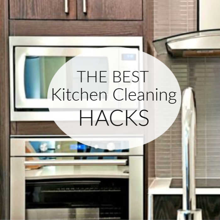 Get your kitchen clean in no time at all with these Kitchen Cleaning Hacks. Find over 15 kitchen cleaning tips to make life easier. Get your kitchen clean in no time at all with these Kitchen Cleaning Hacks. Find over 15 kitchen cleaning tips to make life easier.