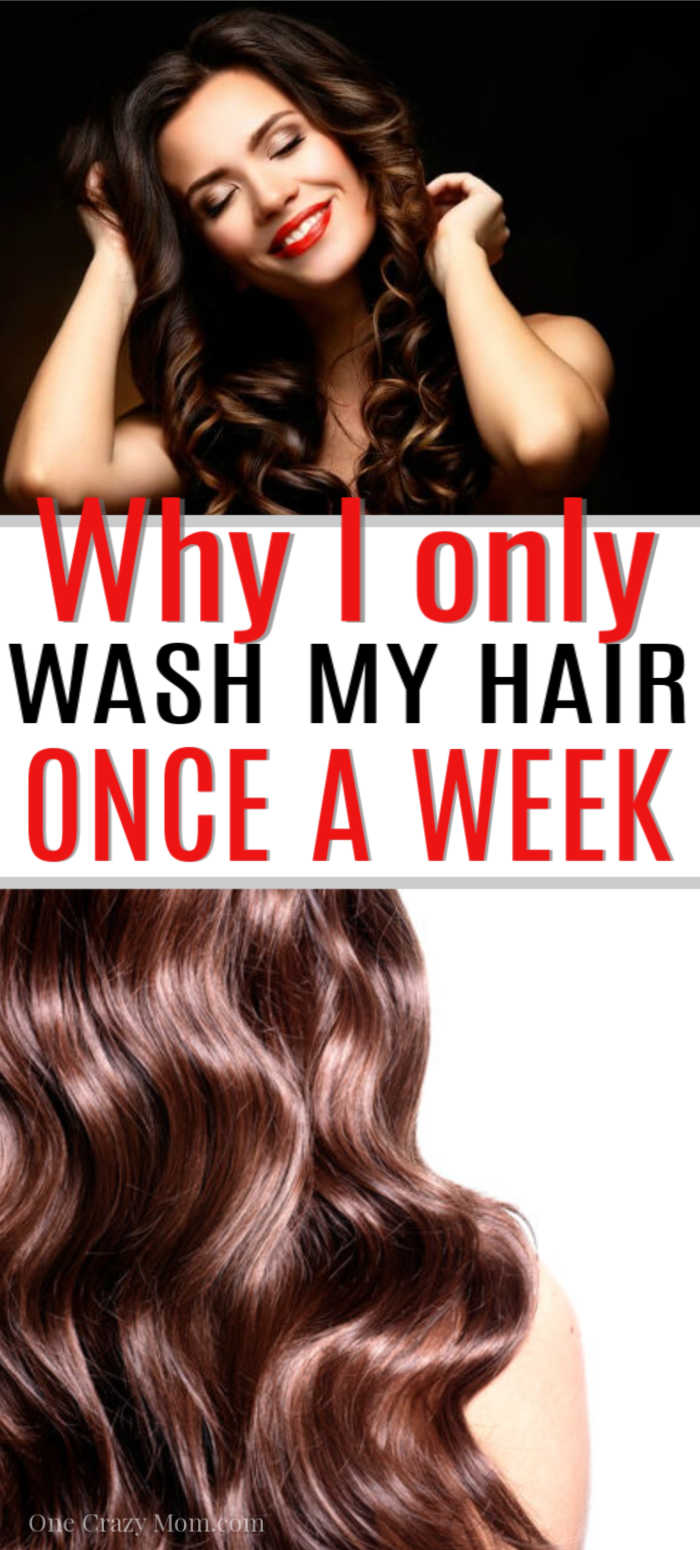 Have you ever wondered how often should you wash your hair? Find out how and why I only wash my hair once a week! Save time and make your hair healthier. Have you ever wondered how often should you wash your hair? Find out how and why I only wash my hair once a week! Save time and make your hair healthier.