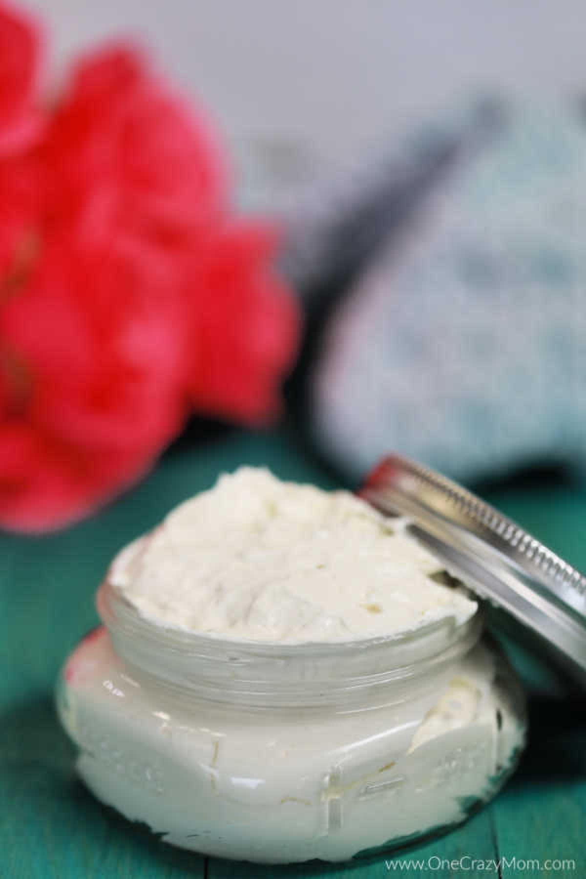 DIY BODY BUTTER is simple to make and for a fraction of the price of store bought. Make this body butter recipe with little effort and have softer skin. Body Butter in a jar.