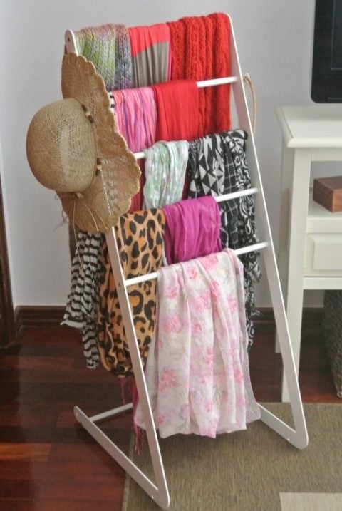Do you have a ton of scarves but no where to put them? We have creative ways to organize scarves that are easy and budget friendly. Do you have a ton of scarves but no where to put them? We have creative ways to organize scarves that are easy and budget friendly.