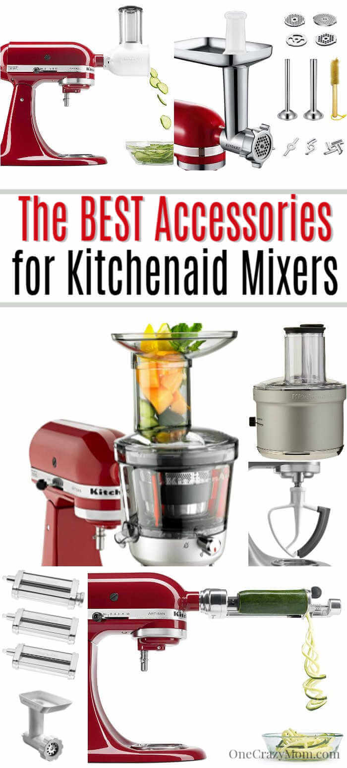If you have a Kitchenaid mixer, find out the best Kitchenaid Mixer Attachments. Make life easier with these handy attachments you need to have! If you have a Kitchenaid mixer, find out the best Kitchenaid Mixer Attachments. Make life easier with these handy attachments you need to have!