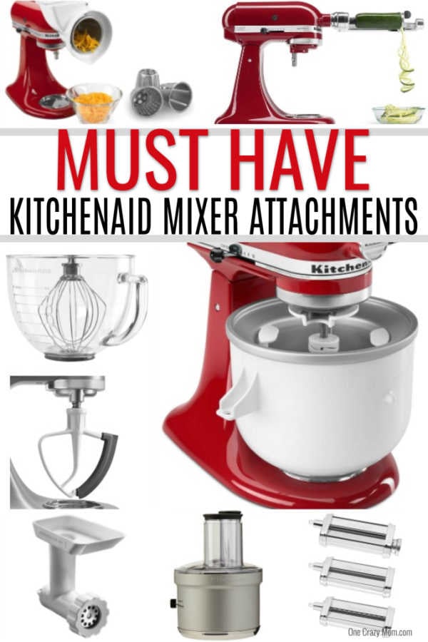 If you have a Kitchenaid mixer, find out the best Kitchenaid Mixer Attachments. Make life easier with these handy attachments you need to have! If you have a Kitchenaid mixer, find out the best Kitchenaid Mixer Attachments. Make life easier with these handy attachments you need to have!