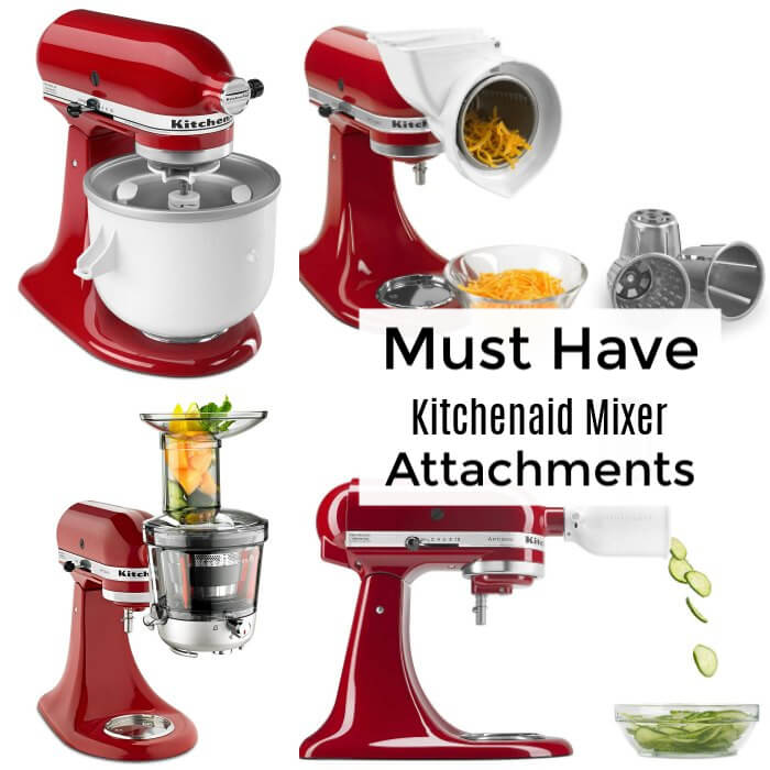 If you have a Kitchenaid mixer, find out the best Kitchenaid Mixer Attachments. Make life easier with these handy attachments you need to have! If you have a Kitchenaid mixer, find out the best Kitchenaid Mixer Attachments. Make life easier with these handy attachments you need to have!