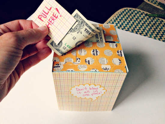 We have over 15 cute ideas for giving money. Some people are hard to shop for and you need creative Money Gift Ideas to make giving cash special. Tissue Box of money.