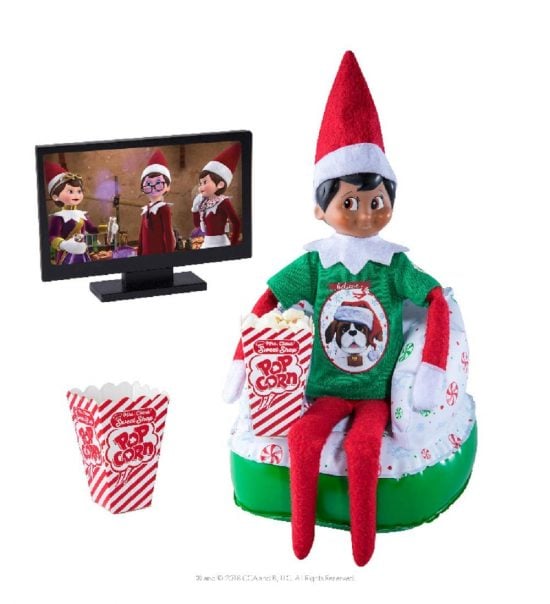 The kids love when Elf on the Shelf makes it's official appearance. Everyone knows you must have Elf on the shelf accessories and we have the ones you need! Elf on the shelf movie nigth set.