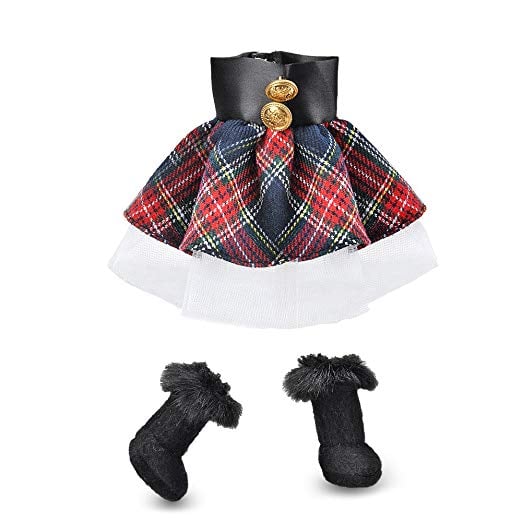 The kids love when Elf on the Shelf makes it's official appearance. Everyone knows you must have Elf on the shelf accessories and we have the ones you need! Elf on the shelf skirt with boots.
