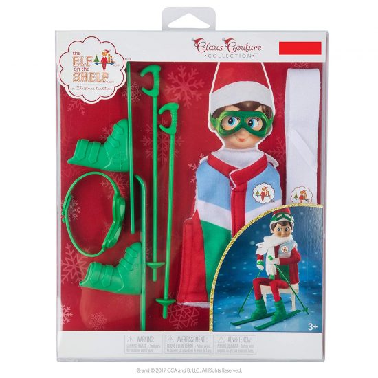 The kids love when Elf on the Shelf makes it's official appearance. Everyone knows you must have Elf on the shelf accessories and we have the ones you need! Elf on the shelf ski set.