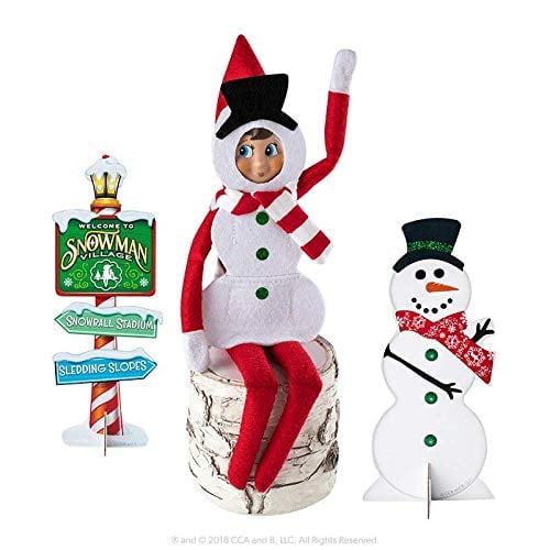 The kids love when Elf on the Shelf makes it's official appearance. Everyone knows you must have Elf on the shelf accessories and we have the ones you need! Elf on the shelf snowman set.