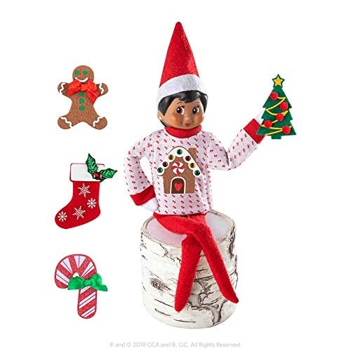 The kids love when Elf on the Shelf makes it's official appearance. Everyone knows you must have Elf on the shelf accessories and we have the ones you need! Elf on the shelf sweater set.