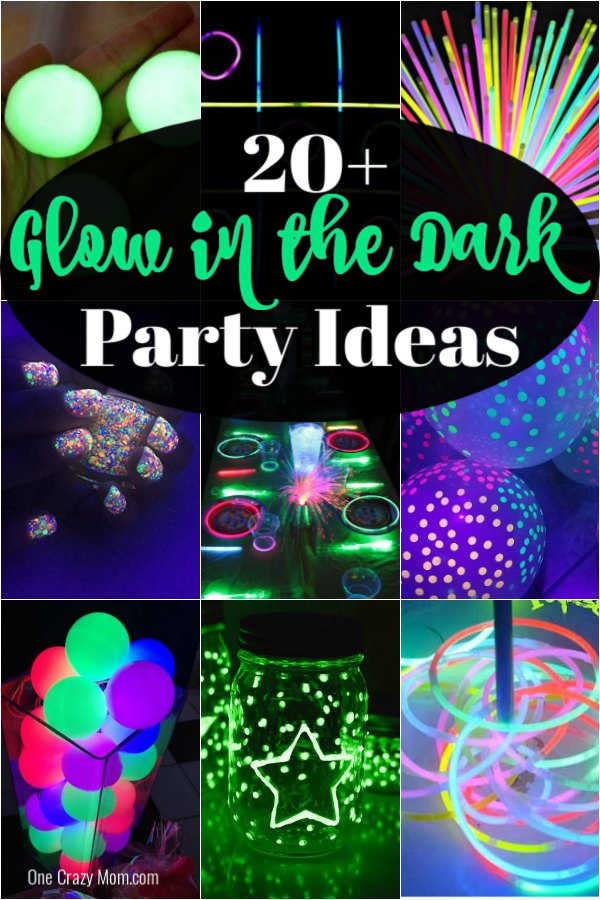 Find over 20 Glow in the dark party ideas that are easy and budget friendly. Your next party will be fabulous with these glow in the dark party decorations. Find over 20 Glow in the dark party ideas that are easy and budget friendly. Your next party will be fabulous with these glow in the dark party decorations.