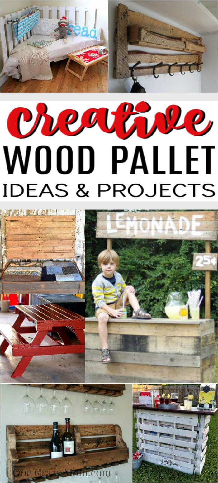 Find over 20 DIY Wood Pallet Ideas for your home that are easy to make and budget friendly. These unique pallet ideas are functional and so pretty. Find over 20 DIY Wood Pallet Ideas for your home that are easy to make and budget friendly. These unique pallet ideas are functional and so pretty.