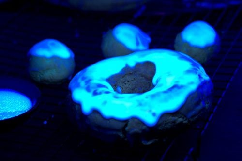 Glow in the dark donuts.
