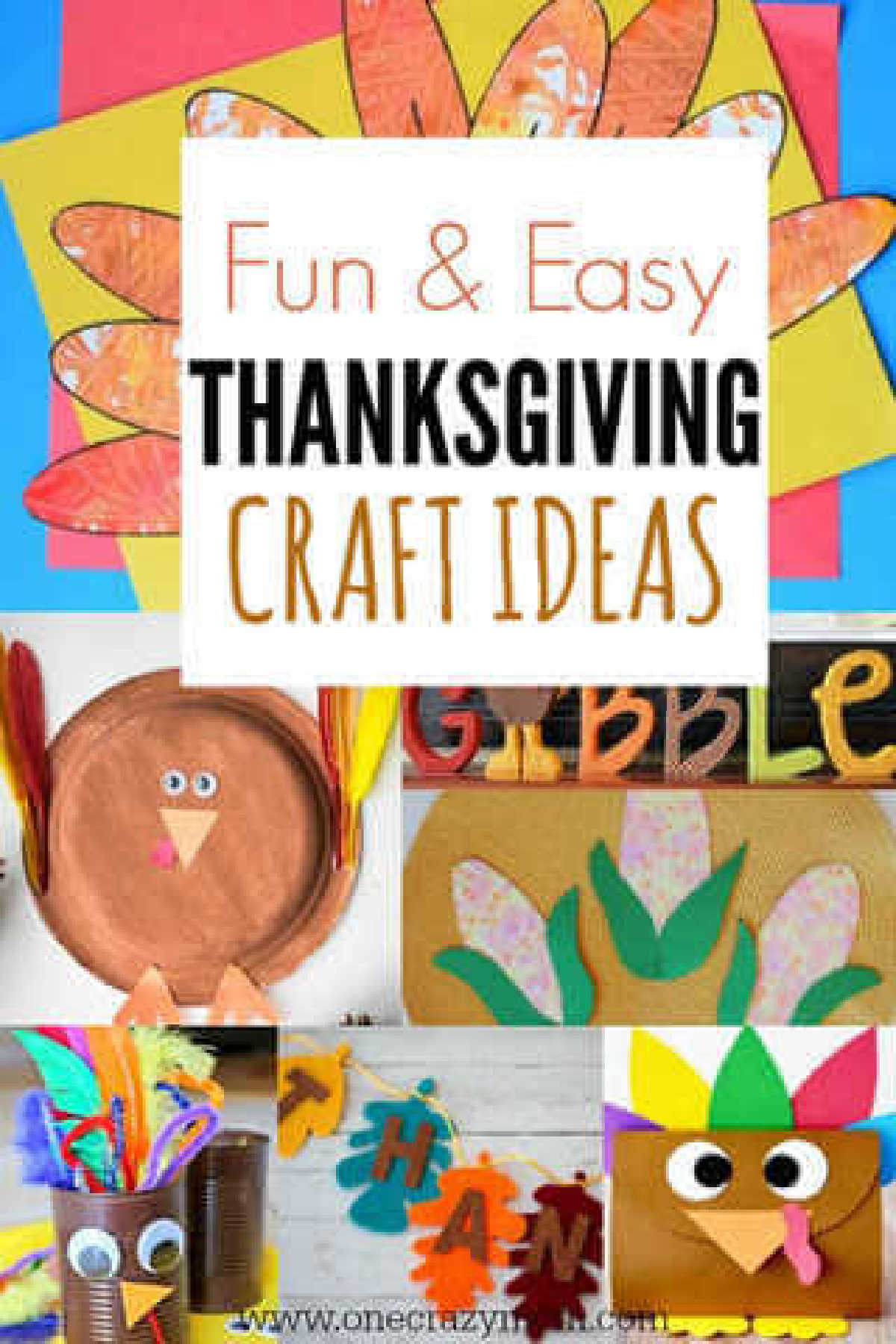 Try these simple Thanksgiving Craft Ideas. From festive garland to turkey hand prints, you will find Thanksgiving crafts ideas for all ages to enjoy.