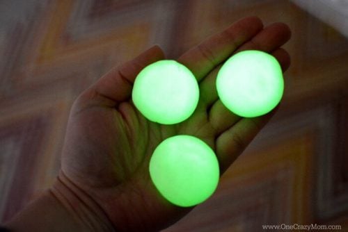 Glow in the dark balls.