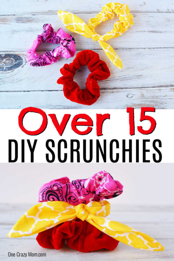 We have over 15 DIY Scrunchies that are fun and easy to make. Find styles for everyone that are sure to be a hit. These are the best diy scrunchies. We have over 15 DIY Scrunchies that are fun and easy to make. Find styles for everyone that are sure to be a hit. These are the best diy scrunchies.