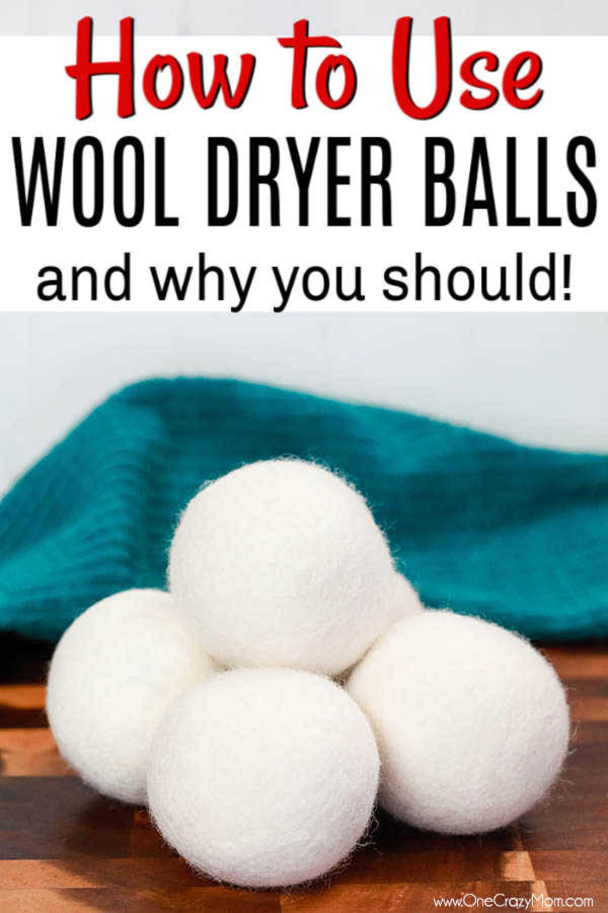 Learn how to use wool dryer balls instead of dryer sheets for a chemical free alternative to softer clothes. Wool dryer balls also help dry clothes quicker.
