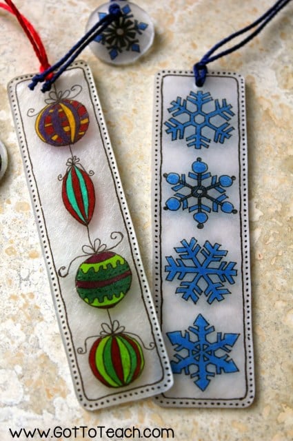 Everyone will have a blast making these 25 Shrinky Dink ideas that are easy to make. Find ideas from key chains and necklaces to magnets and much more! Bookmark made from shrinky dinks.