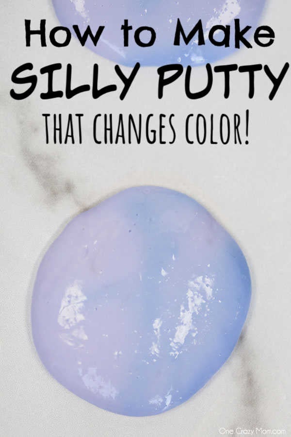 Color Changing Silly Putty Recipe is fun to make and a blast to play with. The kids will love to learn how to make silly putty that changes color. Color Changing Silly Putty Recipe is fun to make and a blast to play with. The kids will love to learn how to make silly putty that changes color.
