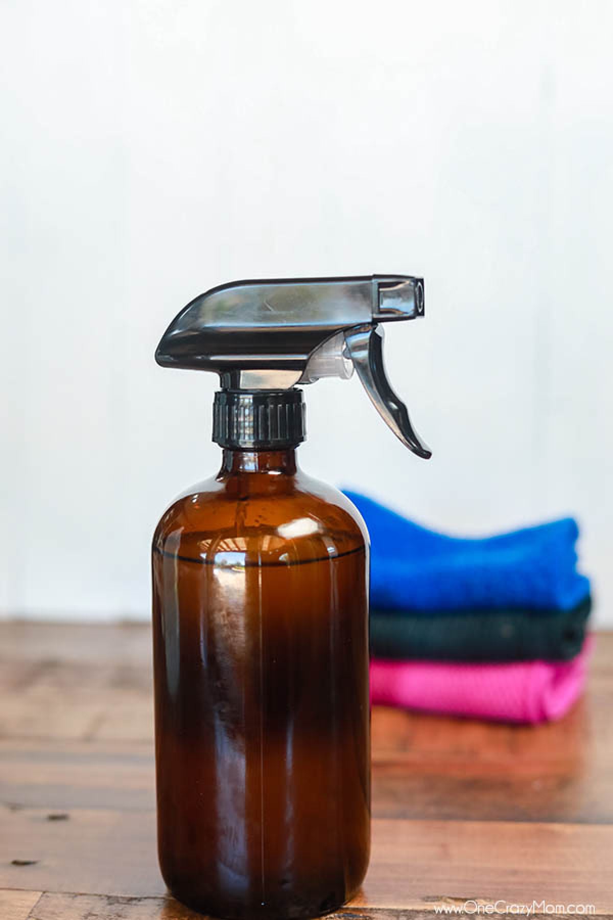 Make DIY disinfectant spray that is so easy and works great without harsh chemicals. With just a few ingredients, you can make homemade disinfectant spray. Spray Bottle of DIY Disinfectant Spray.