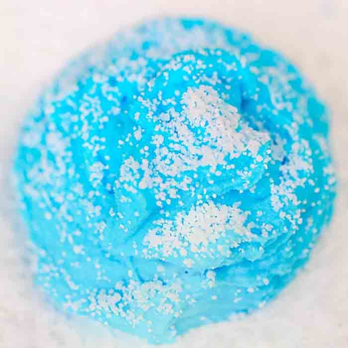 We have the best cloud slime recipe and it is super easy to make. If your kids love slime, they are going to love to learn how to make cloud slime. ball of cloud slime.