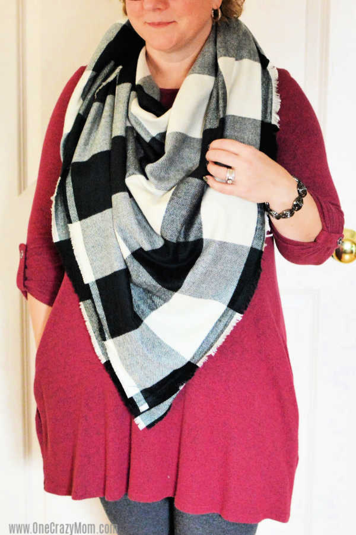 Learn how to make a blanket scarf and see how simple and easy it is. No need to buy these scarves at the store when you can make a no sew scarf at home. Learn how to make a blanket scarf and see how simple and easy it is. No need to buy these scarves at the store when you can make a no sew scarf at home.