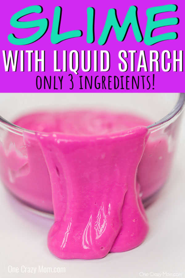Liquid Starch Slime has only 3 easy ingredients for a fun slime recipe your kids will love. If you're looking for a super easy slime recipe, try this today. Liquid Starch Slime has only 3 easy ingredients for a fun slime recipe your kids will love. If you're looking for a super easy slime recipe, try this today.