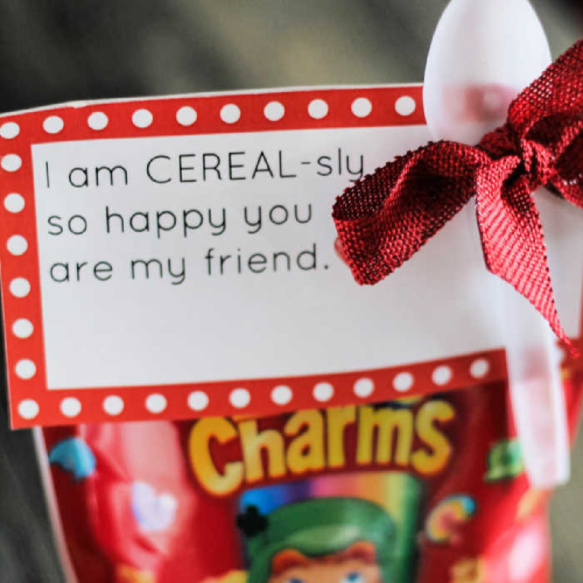 If you are looking for something different to hand out this Valentine's Day, try making Cereal Valentines. Get a FREE cereal VALENTINES PRINTABLE. If you are looking for something different to hand out this Valentine's Day, try making Cereal Valentines. Get a FREE cereal VALENTINES PRINTABLE.