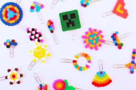 Perler bead crafts are so much fun and we have over 15 easy perler bead ideas. Choose from picture frames, magnets and so much more. Mini Bookmarks in an assortment of colors.